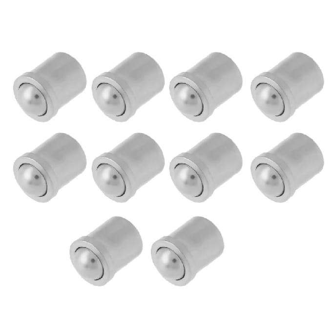 10 stuks 304 Roestvrij Staal Push Fit Kogelveer Plunjer 5mm*6mm Lichaam