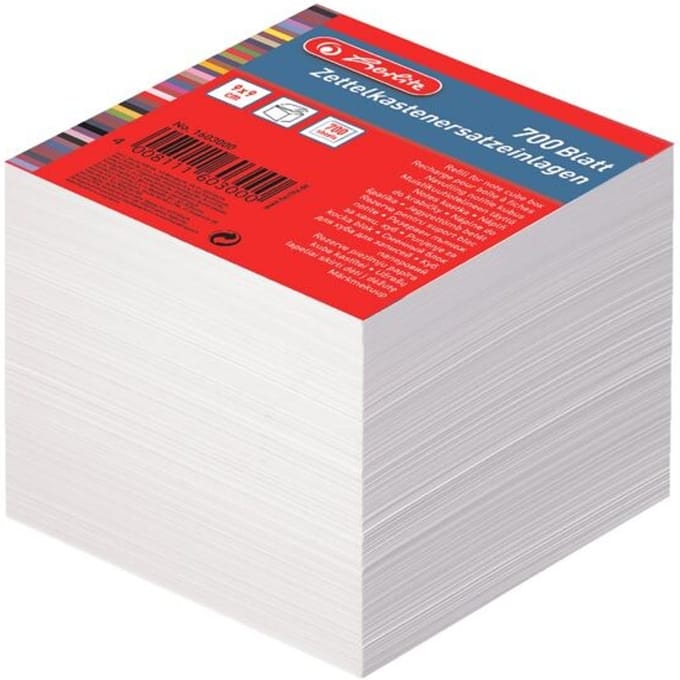 Herlitz Memoblok Wit 700 1603000 1 stuk(s)