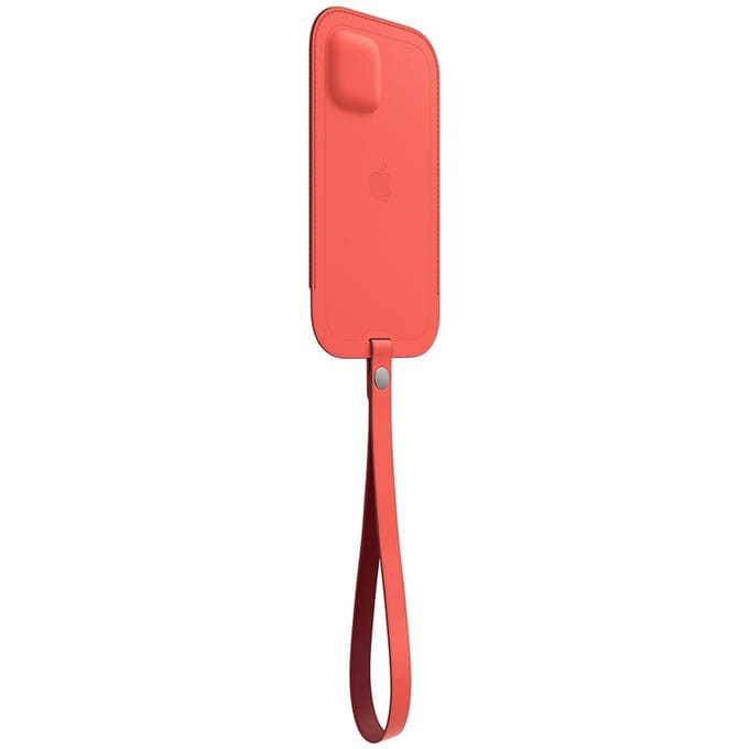 Leather Sleeve MagSafe voor de Apple iPhone 12 Mini - Pink Citrus