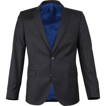 Suitable Colbert Piga Wol Antraciet - Maat 48 - Heren blazer