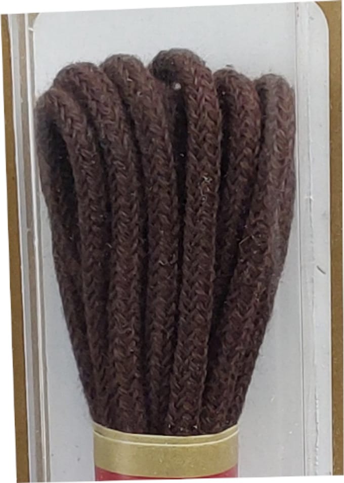 Ronilux Veter - Donker Bruin - Dun Rond - Lengte 120 cm - Dikte 2,5 mm - Schoenveter