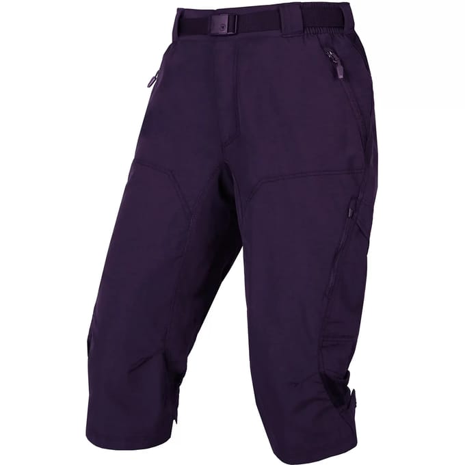 Endura Hummvee-clickfast Liner 3/4-broek Paars S Vrouw