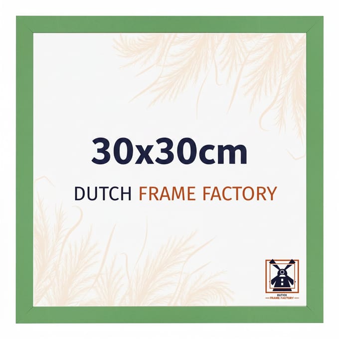 Fotolijst 30x30 cm - MDF - Groen - Benno