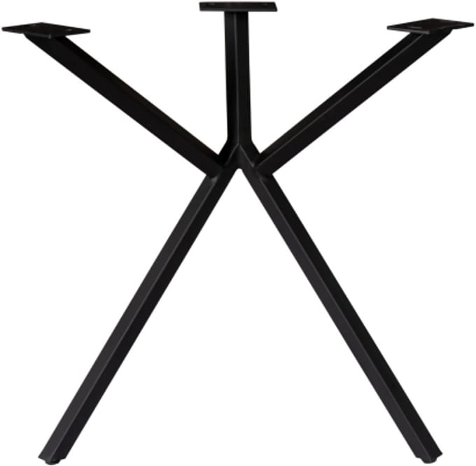 Y-poot Zwart Metaal | set van 2