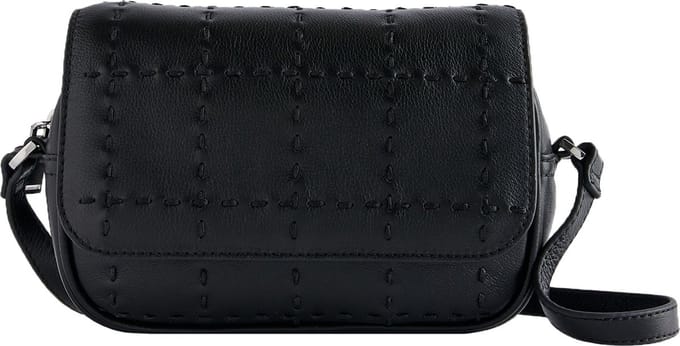 Ted Bake Stalina Cameratas Met Stikdetails, Zwart
