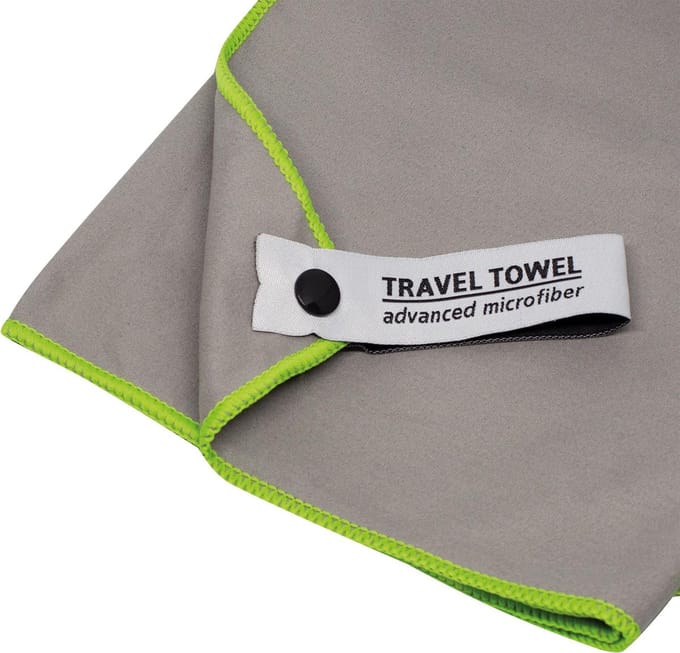 TravelSafe Microvezel Handdoek L – Grijs - 85 x 150 cm
