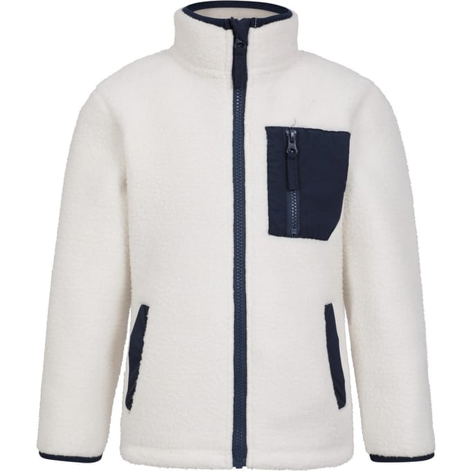 Mountain Warehouse Kinder/Kids Atlas Borg Full Zip Fleecejack (Beige)
