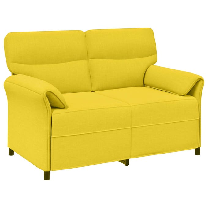 vidaXL - Bank - 100% - polyester - metalen - frame - MDF, - Multiplex