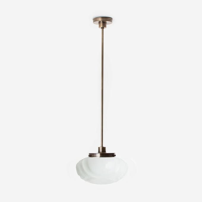 Hanglamp Nouveau Swing Coupe 20's Brons - Art Deco Trade