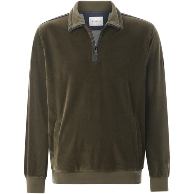 Babista herren Sweatshirt - 48/50 - olijf - Plus Size