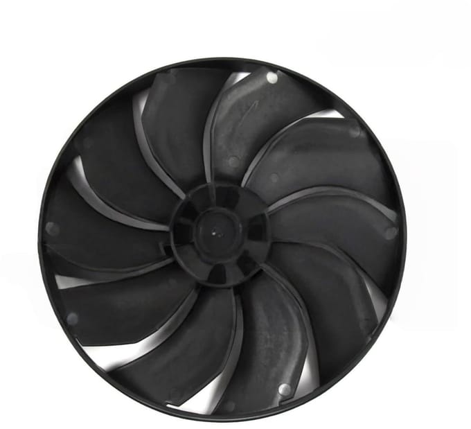 Radiatorventilator - Motorkoeling Ventilator - Motor Koelhouden - Afneembare Bladen - 160 mm - Zwart