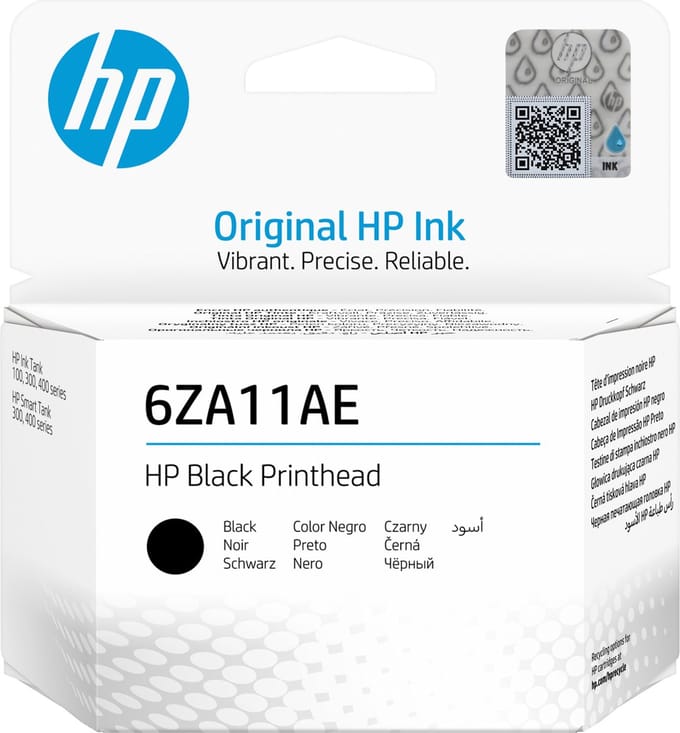 Original Ink Cartridge HP 6ZA11AE Black