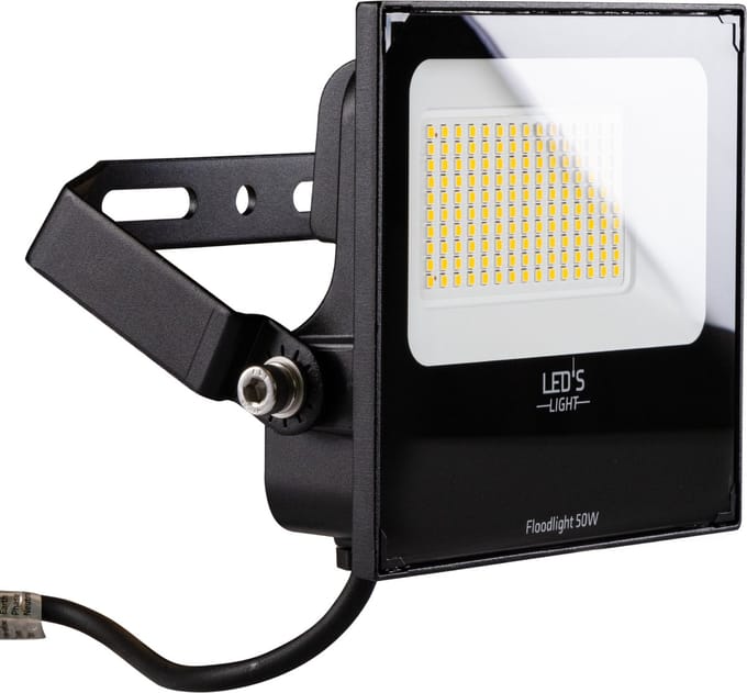 LED's Light Floodlight 8000 - Waterbestendig en Kantelbaar - 50W - Schijnwerper - Verstraler - Schijnwerpers