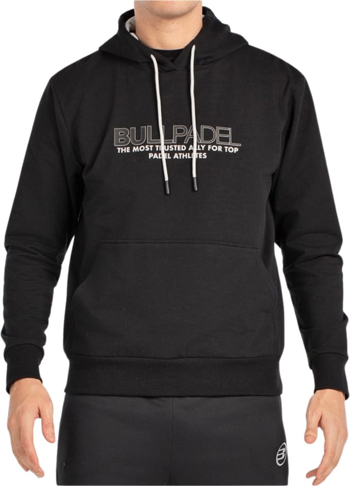 Bullpadel Boyen hoodie heren zwart