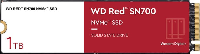 SANDISK WD Red SN700 NAS SSD - 1TB - PCIe 3.0 - M.2 2280