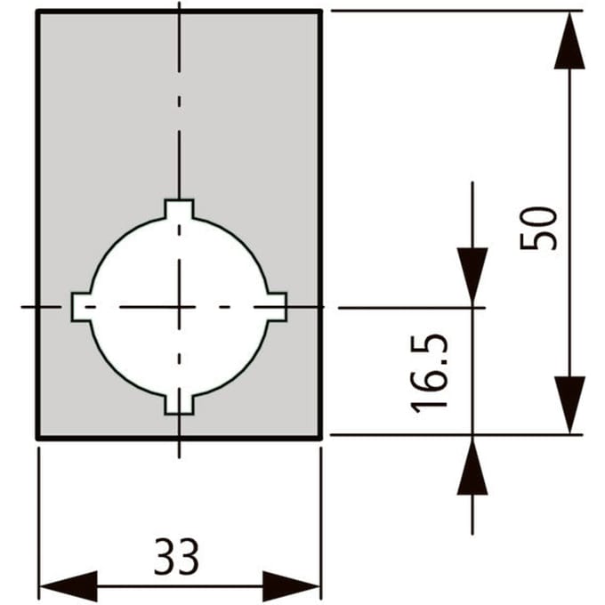Noodstoplabel Geel 50x33mm - 216470 [2 Stuks]