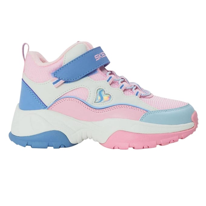 Skechers Kozmiks1 hoge sneakers voor kinderen (Roze/Lavendel)