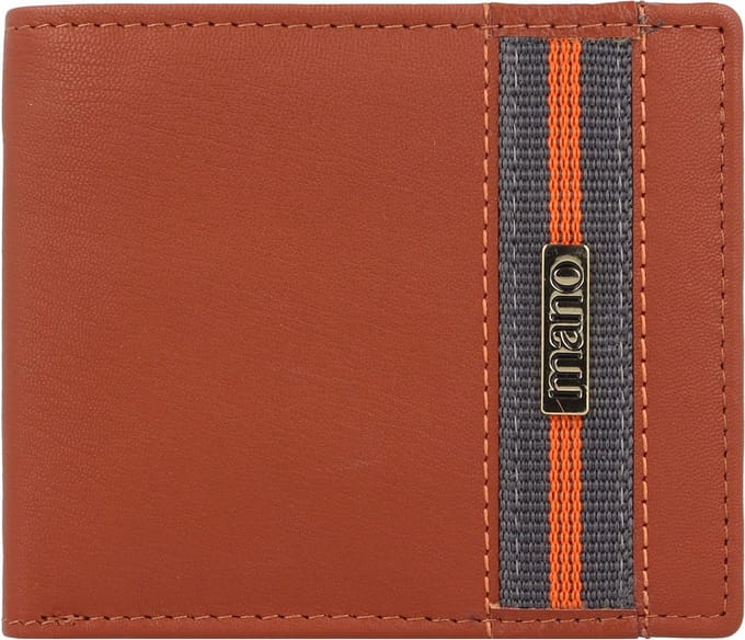 mano Don Leonardo Portemonnee RFID Leer 11 cm - Jongens - Horizontaal - cognac