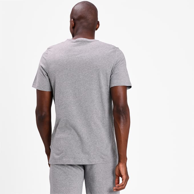 PUMA ESS Small Logo Tee Heren T-shirt - Grijs - Maat XXL
