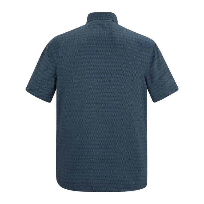 Regatta Heren Mindano Triangle Korte Mouwen Shirt (China Blauw)