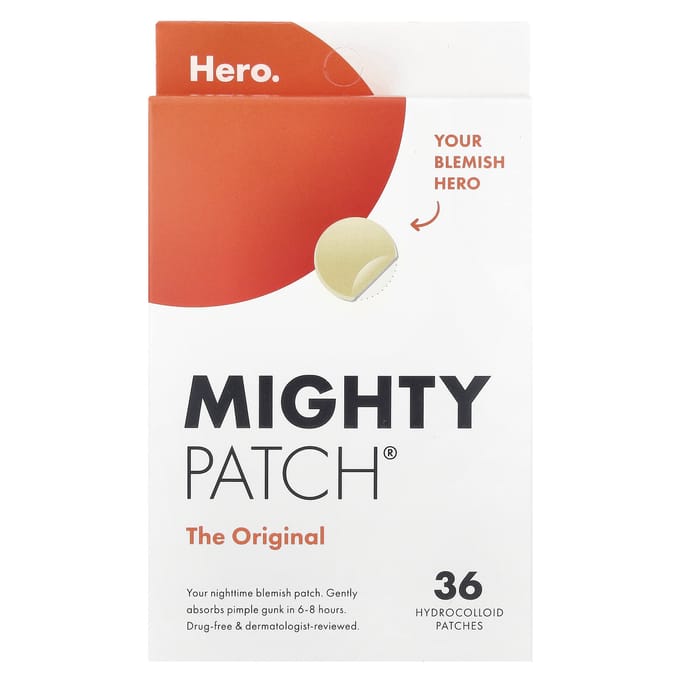 Hero Cosmetics, Mighty Patch, L'Original, 36 patchs red