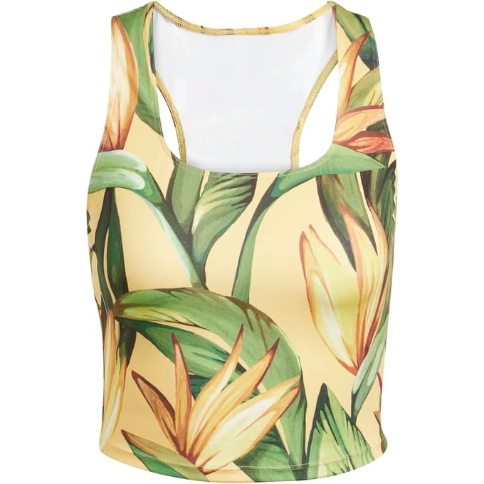 adidas Performance adidas x FARM Rio Training Tanktop - Dames - Geel