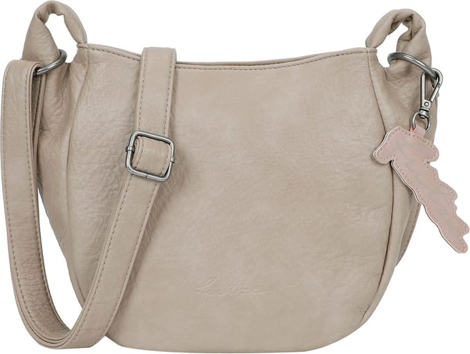 Fritzi aus Preußen Schoudertas Sue02 Pebble Crossbody Light Mud Beige