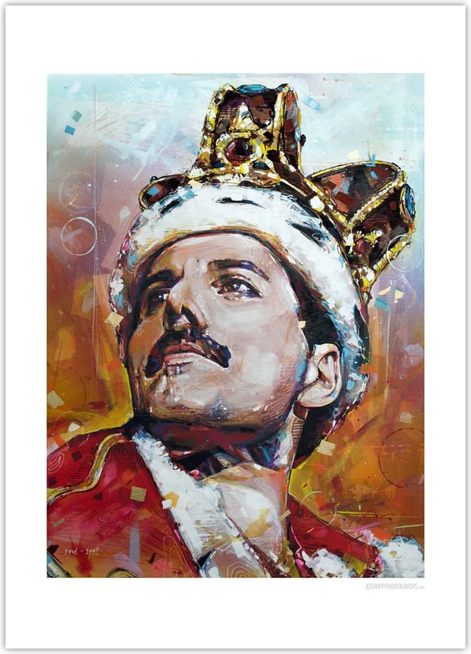 Freddie Mercury 01 poster 50x70 cm