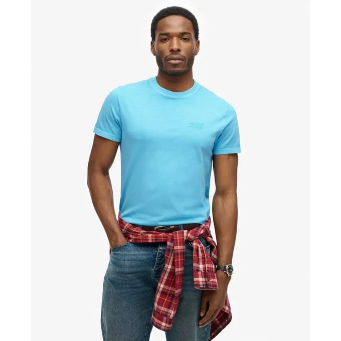 Fluo T-shirt met geborduurd logo Superdry Essential