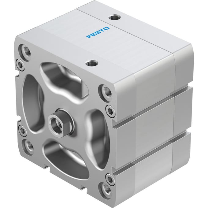 Festo Compacte Cilinder 100mm Boring 20mm Slag ISO 21287 Dubbelwerkend - 577192 - P2BUP