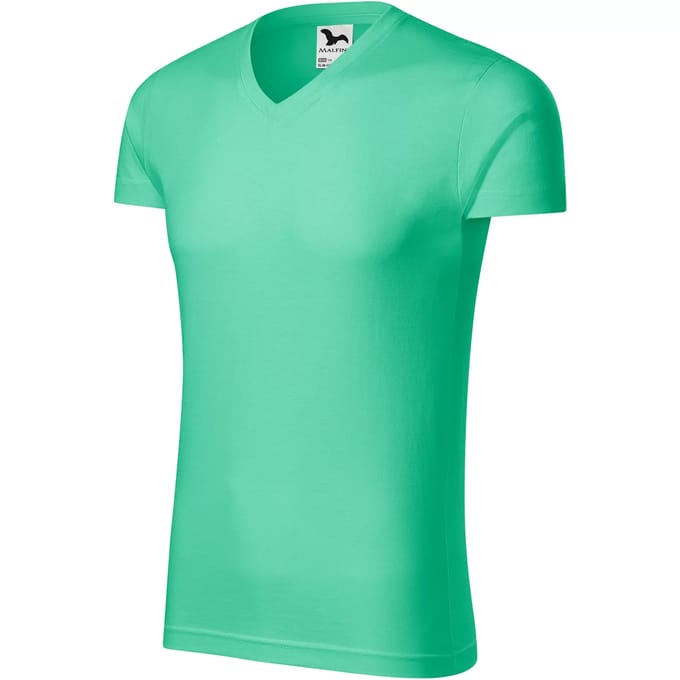 T-shirt met V-hals Malfini Slim 146