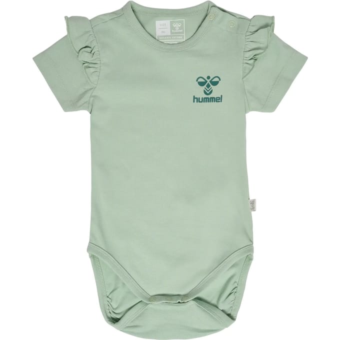 Hummel kinderbody met korte mouwen Hmltalya Ruffle S/S 219859