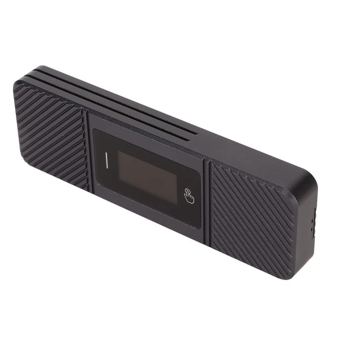 M.2 SSD Behuizing USB3.2 GEN2 Slimme Display Solid State Drive Behuizing voor NVMe 2280 SATA voor black
