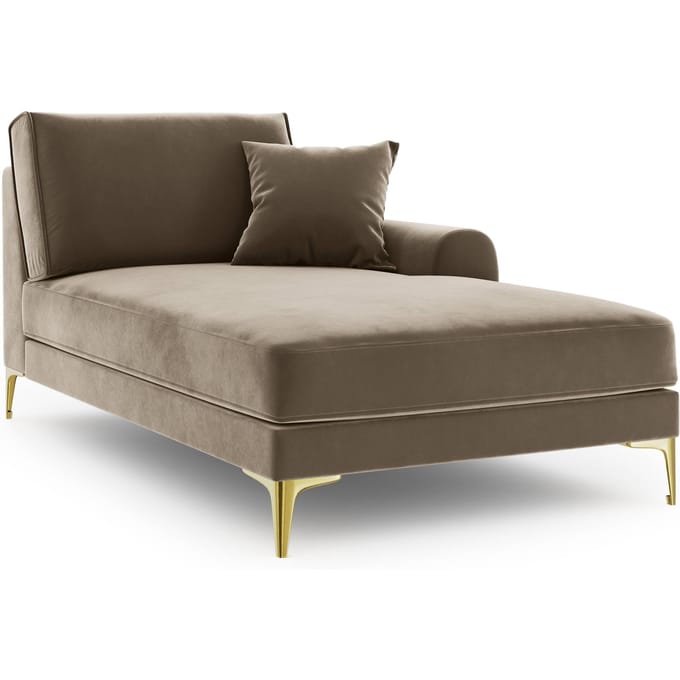 Chaise longue Madara rechts velvet | Mazzini Sofas