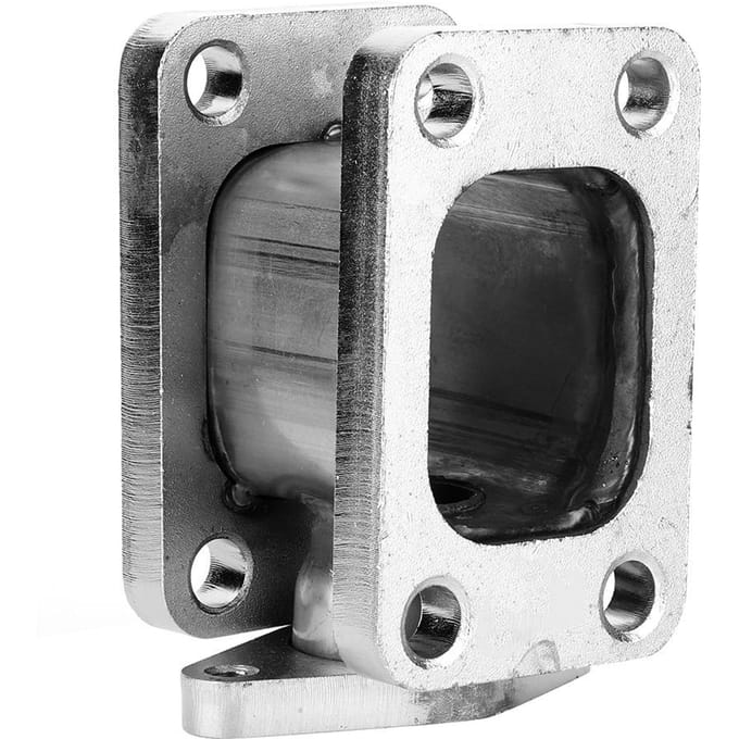 T3T3 RVS Turbo Spruitstuk Adapter 38mm Wastegate Flens Uitlaat Turbo Swap Project