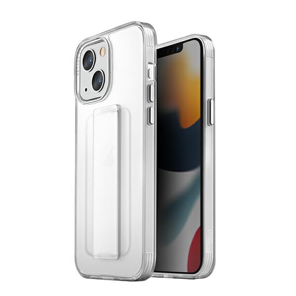 Uniq Heldro Serie - Transparante iPhone 13 Hoes - Innoverende Riem - Slank Ontwerp