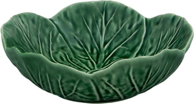 Bordallo Pinheiro Natural Couve Schaaltje - Koolblad - Groen - Ø 15 cm - set van 4