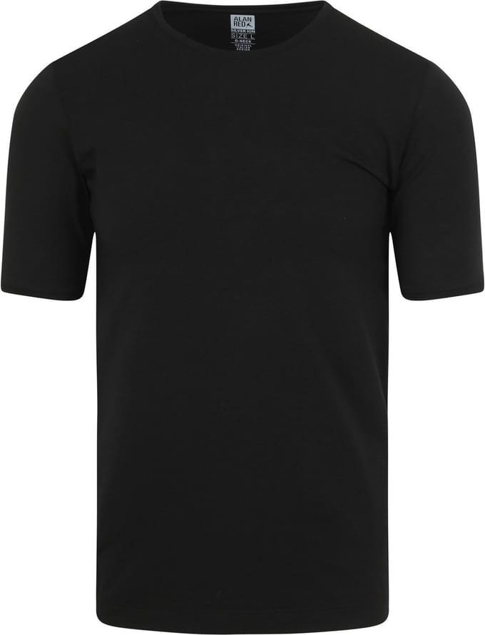 Alan Red T-shirt Osaka Zwart - Maat S - Heren - Basic T-shirt