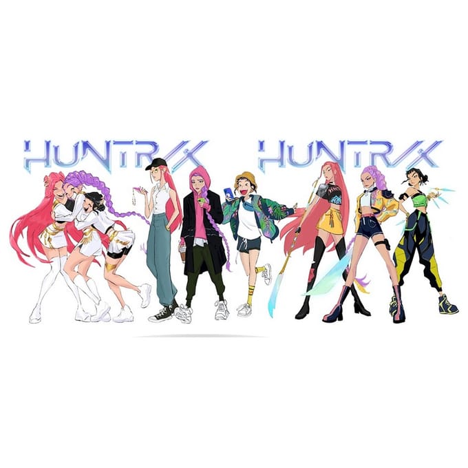 K-Pop Demon Hunters Huntrix Mok (Veelkleurig)