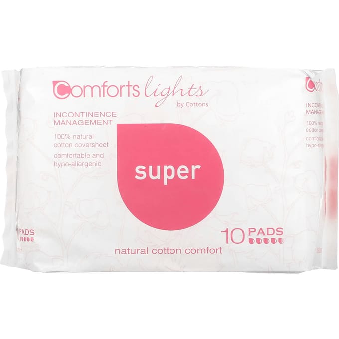 Cotons, confort léger, coussinet, super, 10 pièces pink