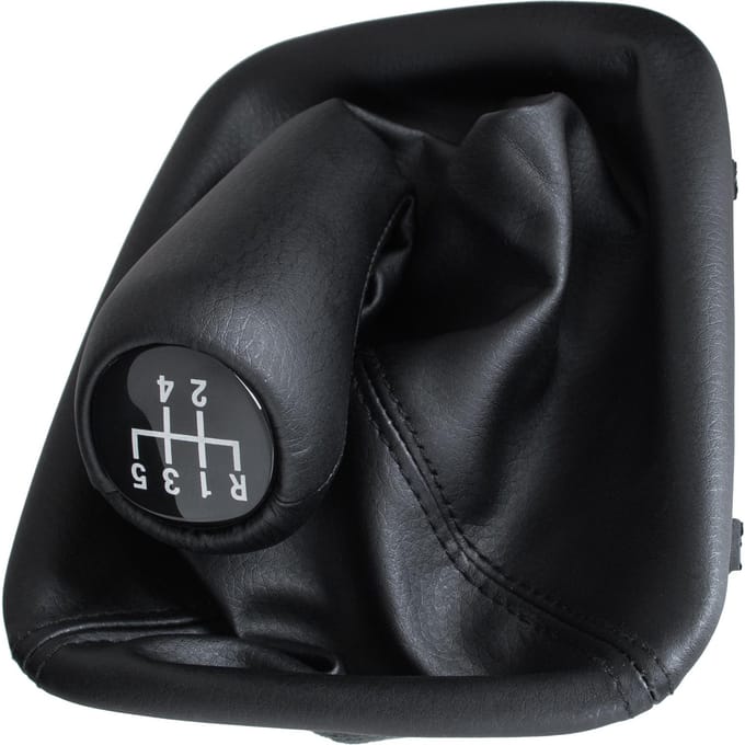 MODECAR - Versnellingspookknop - Zwart - Ecosynthetisch - 5 Versnellingen