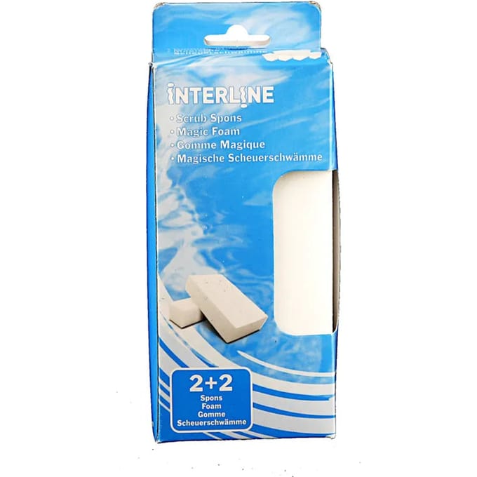 Interline Zwembad Scrub Sponzen 4 stuks
