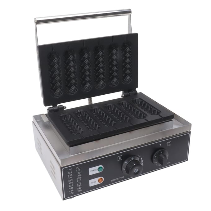 Corn Dog Maker Elektrische Corn Dog Knapperige Machine Elektrische Hotdog Maker Commerciële Worstmachine L black
