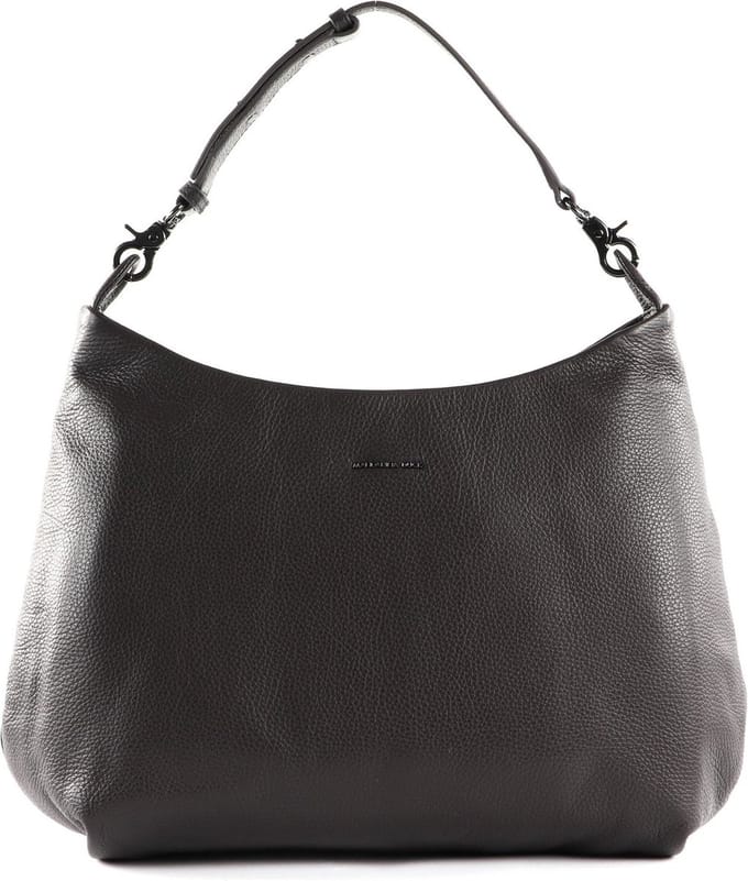 MANDARINA DUCK Leren Schoudertas Mellow Leather Shoulderbag Mole Bruine