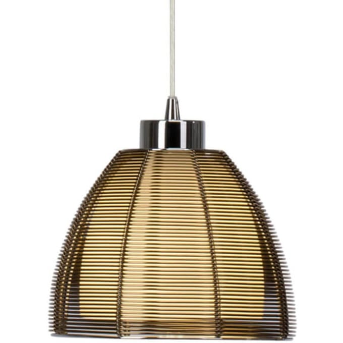 Brilliant Hanglamp Relax met één lampje 19cm brons