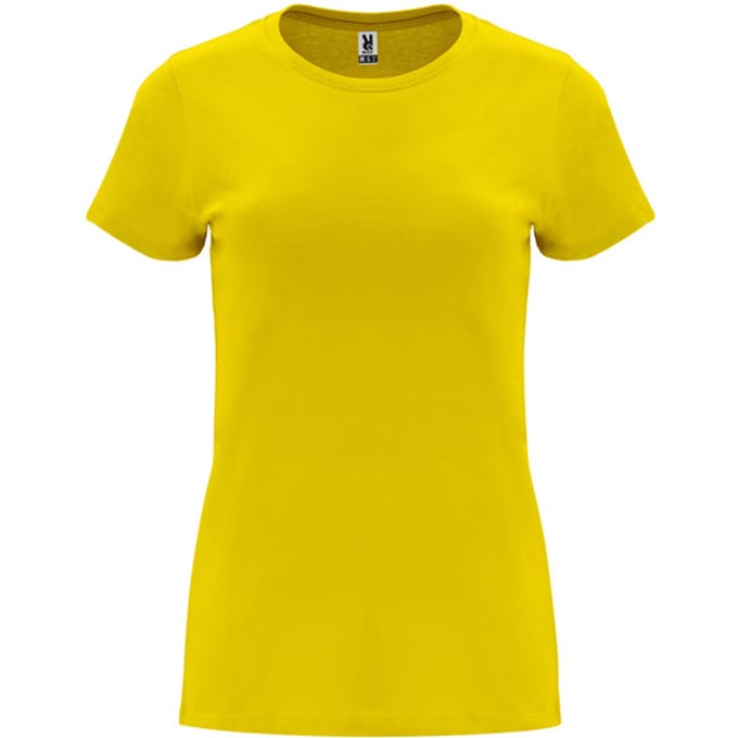 Roly Dames/Dames Capri T-Shirt (Geel)