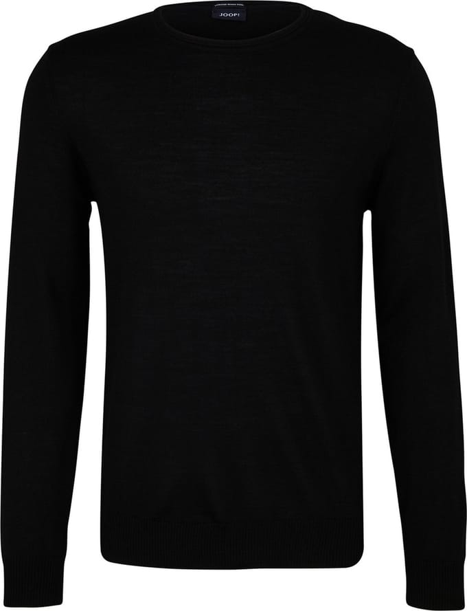 Gebreide pullover met ribboorden, model 'Denny'