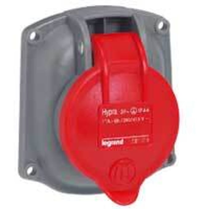 Hypra Inbuilt Socket 400V 16A 3P IP44 ML - 052183