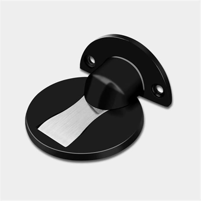 Magnetische Deurstopper - Deurhouder Deurvast - Deuren Open Houden - Krachtige Magneet - Set Van 2 - Zwart