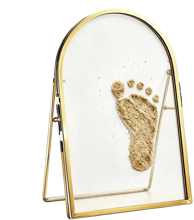 Dailygoods - Keepsake Frame Hondenpoot - Dubbelzijdige Glazen Fotolijst